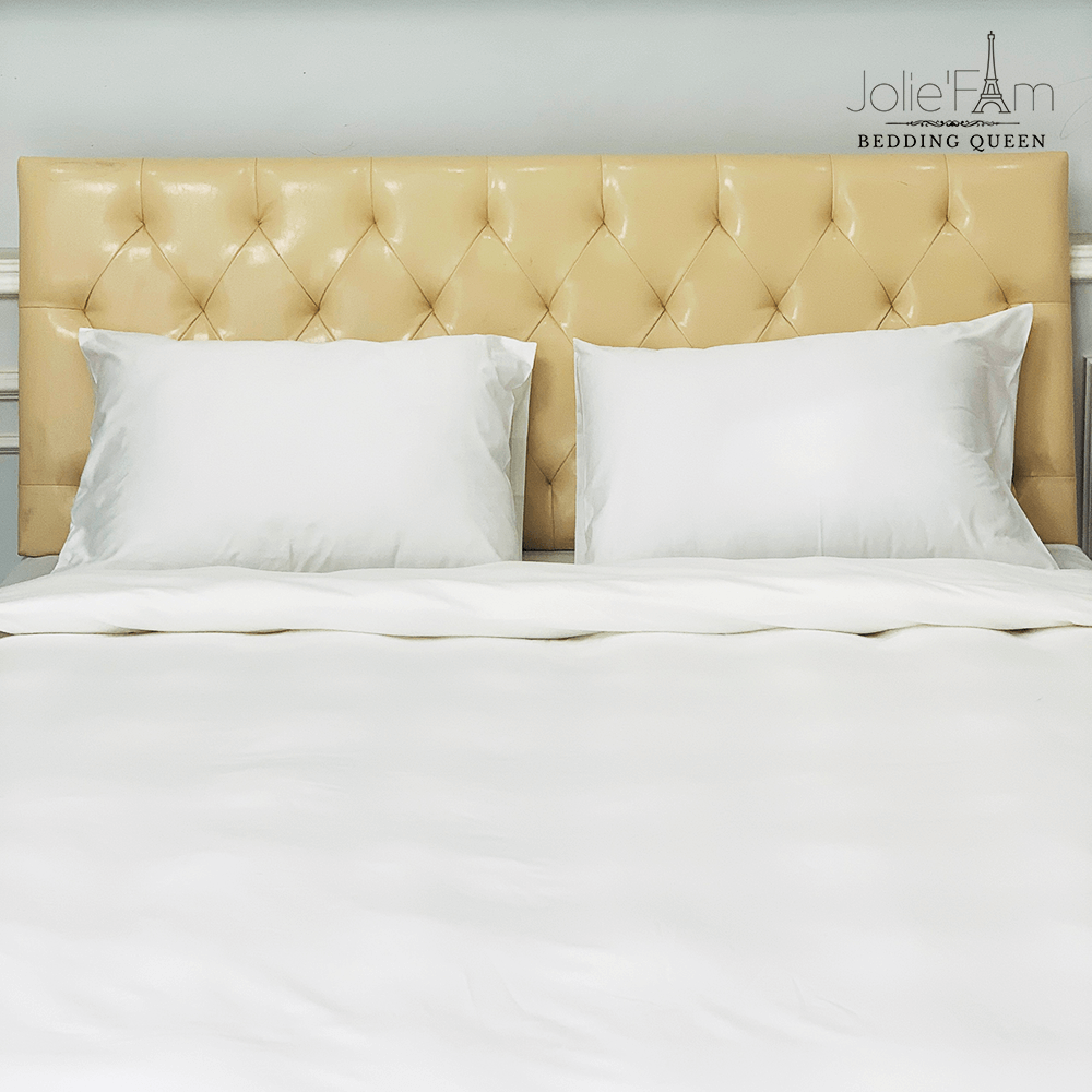 Tiêu chuẩn lựa chọn chăn ga gối đệm cho khách sạn 3-5 sao 18 Bộ chăn ga gối khách sạn T250 trắng trơn.3