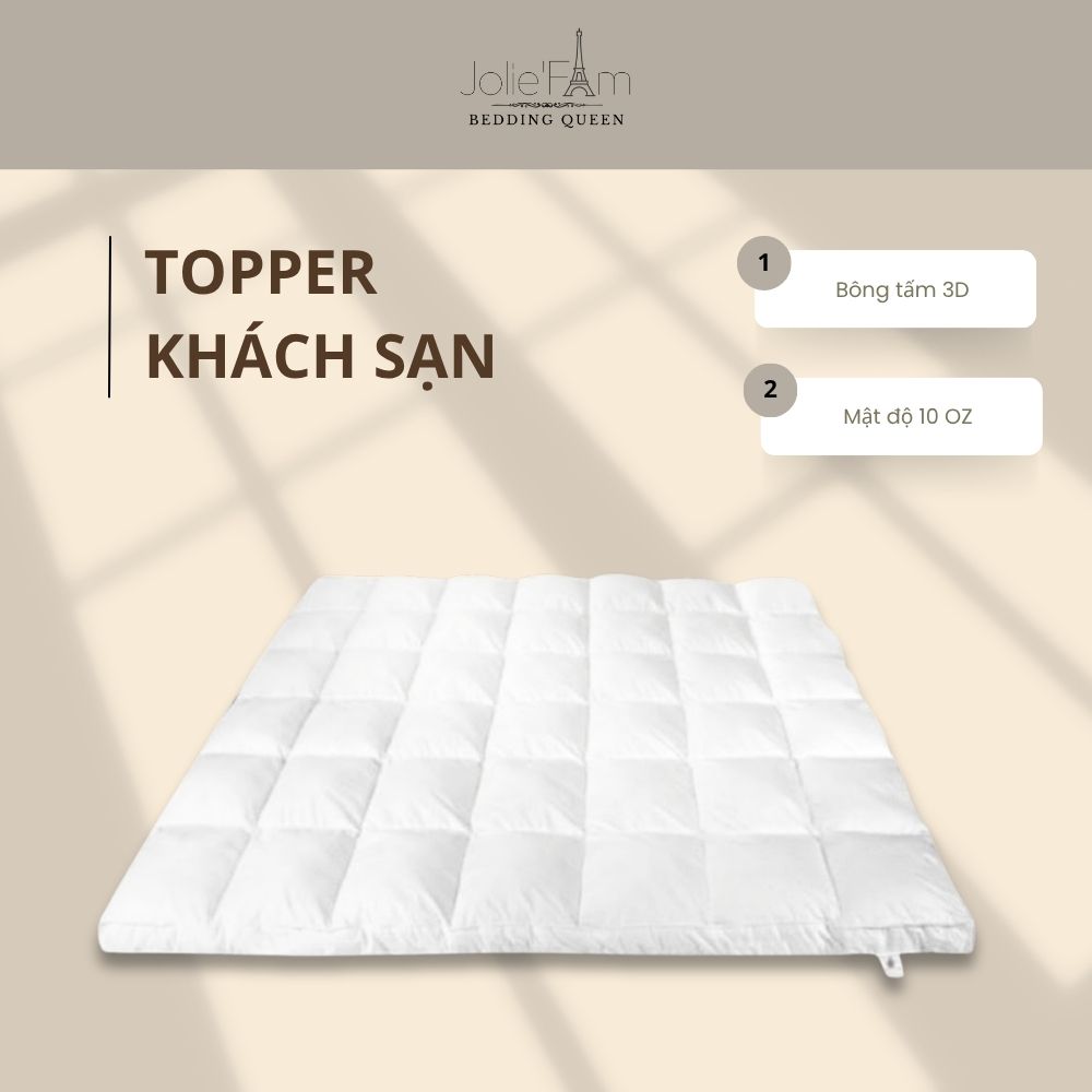 Tiêu Chuẩn Giường Ngủ Khách Sạn 5 Sao & Vai Trò Của Topper Không Thể Thiếu 12 Topper Khách Sạn