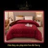Chăn lông cừu pháp Joliefam đỏ cherry 44 Chan-long-cuu-phap-Joliefam-do-cherry