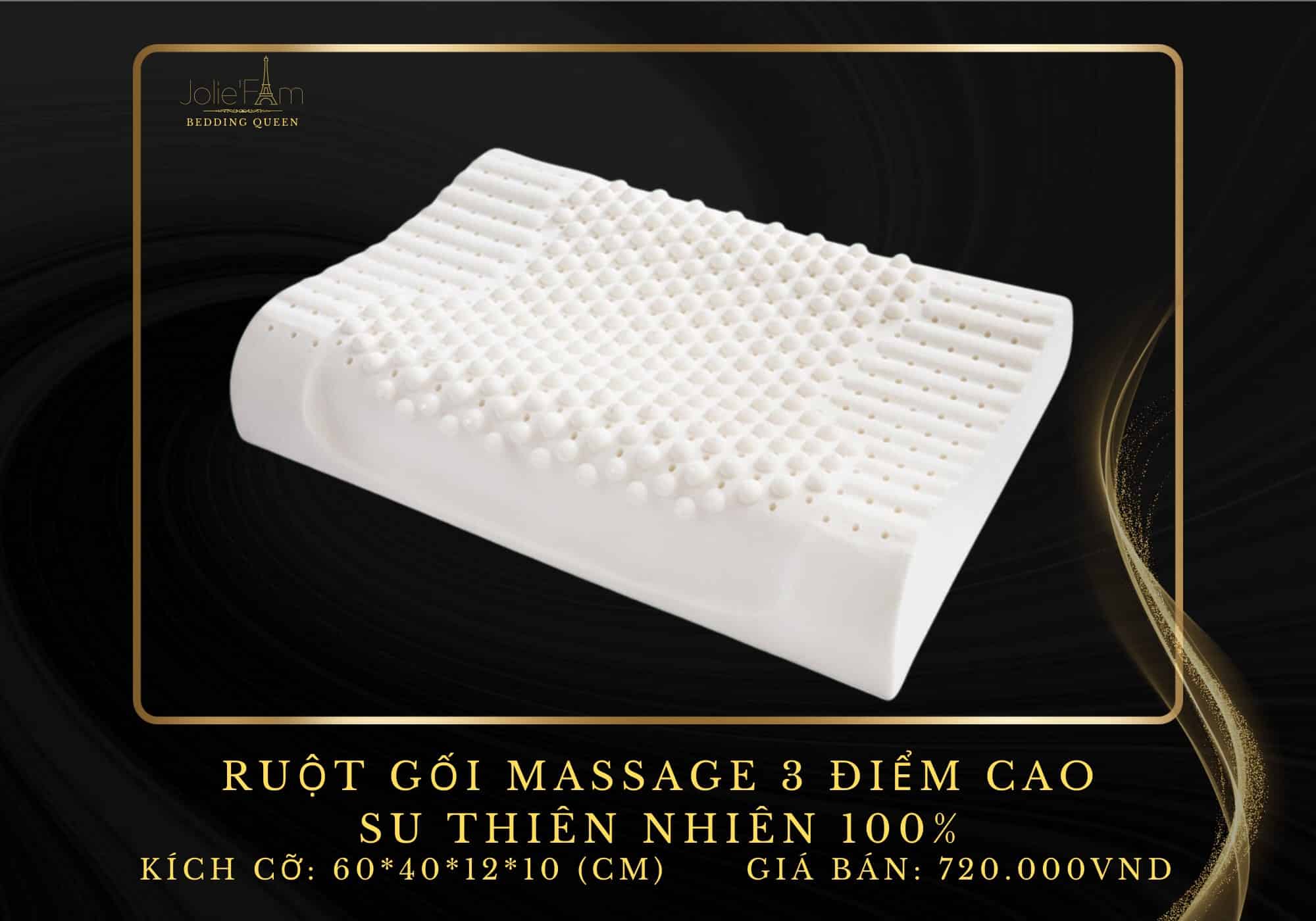 Gối Cao Su Non – Gối Ngủ Êm Ái Hỗ Trợ Cột Sống Cực Tốt