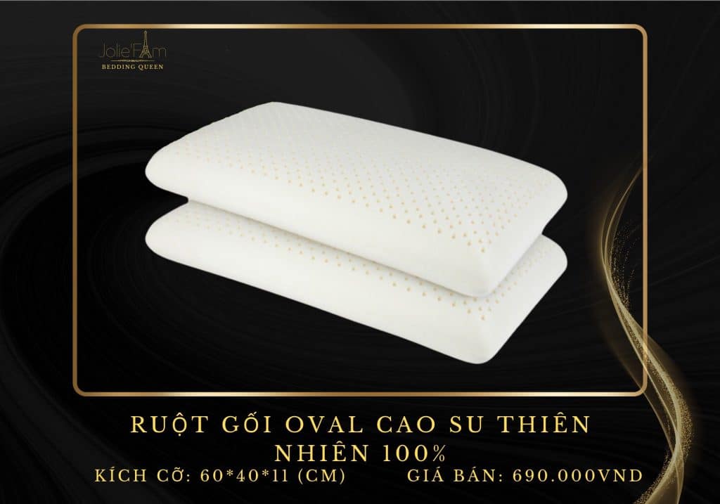 Gối cao su Oval 40 Goi-cao-su-Oval