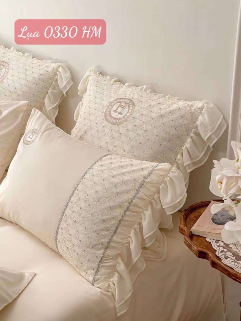 Bộ chăn ga gối lụa cao cấp-0330HM.8