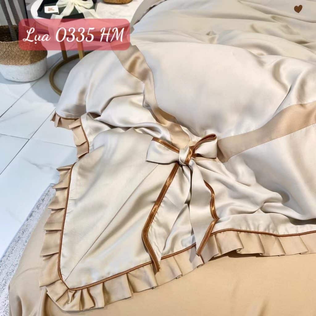Bộ chăn ga gối lụa cao cấp-0335HM.8