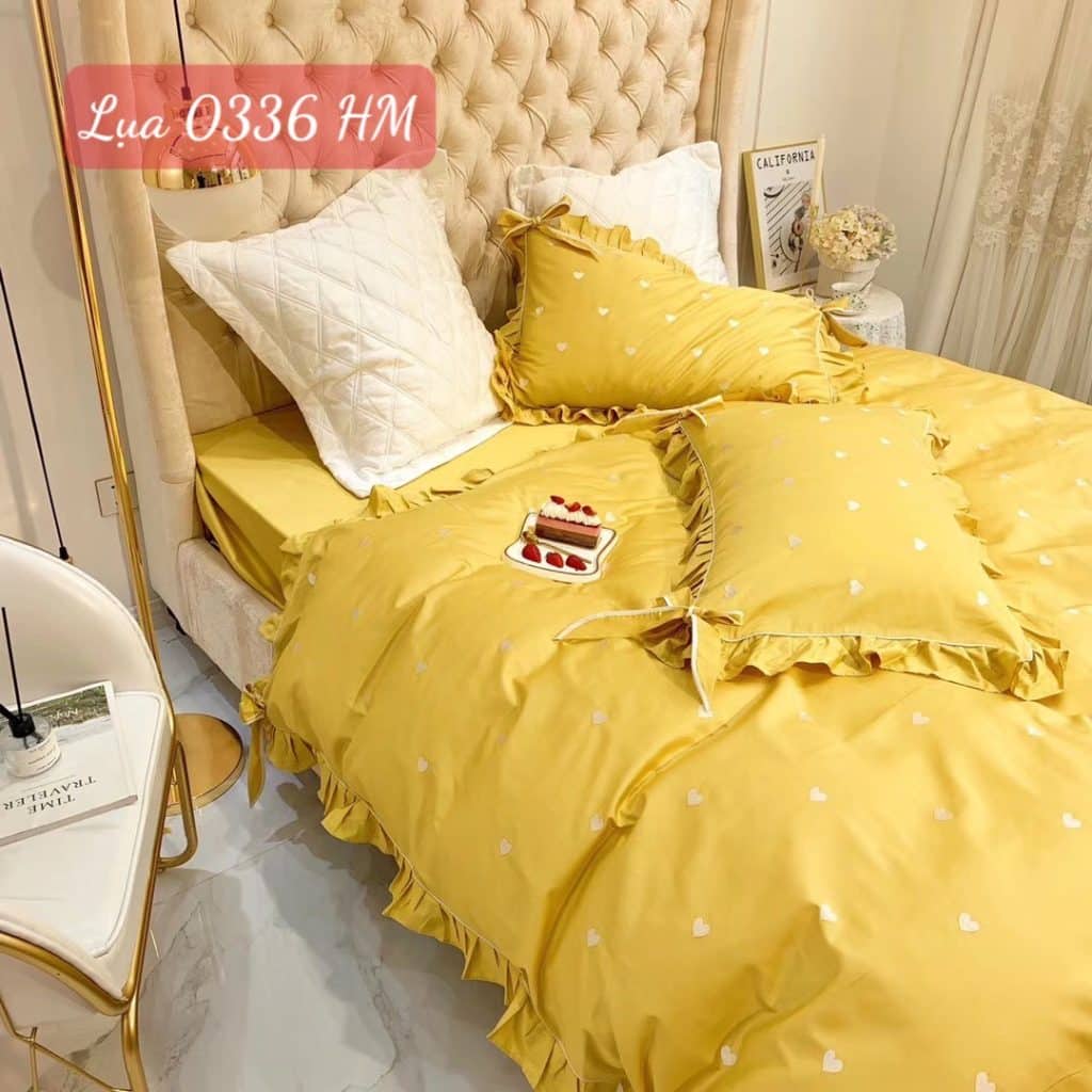 Bộ chăn ga gối lụa cao cấp-0336HM.5