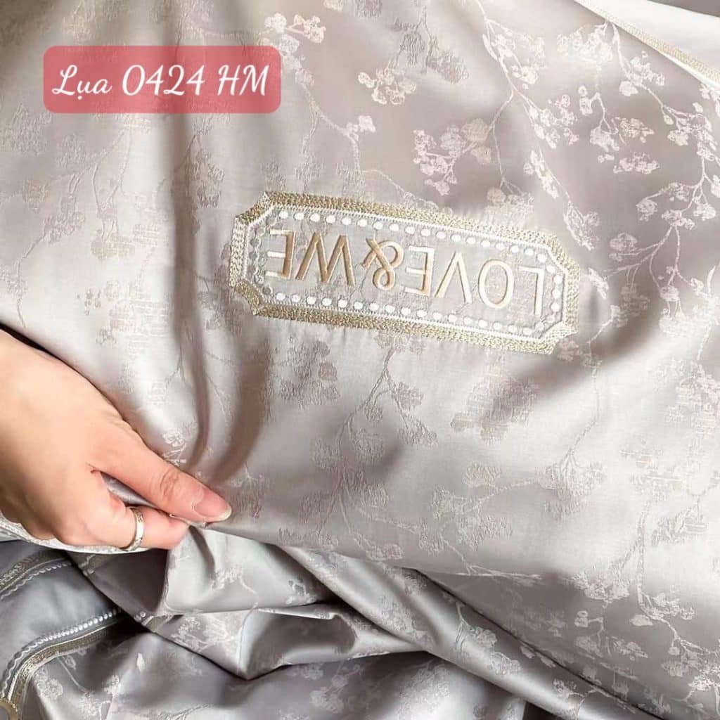 Bộ chăn ga gối lụa cao cấp-0424HM.5