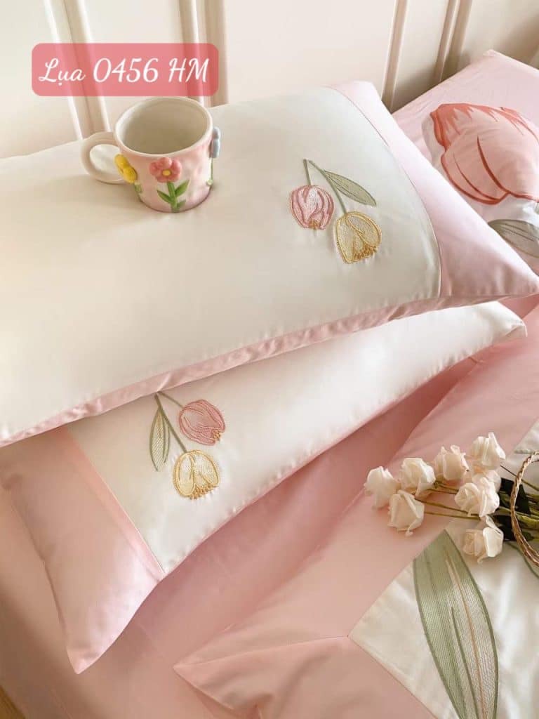 Bộ chăn ga gối lụa cao cấp-0456HM 12 Bộ chăn ga gối lụa cao cấp-0456HM.3
