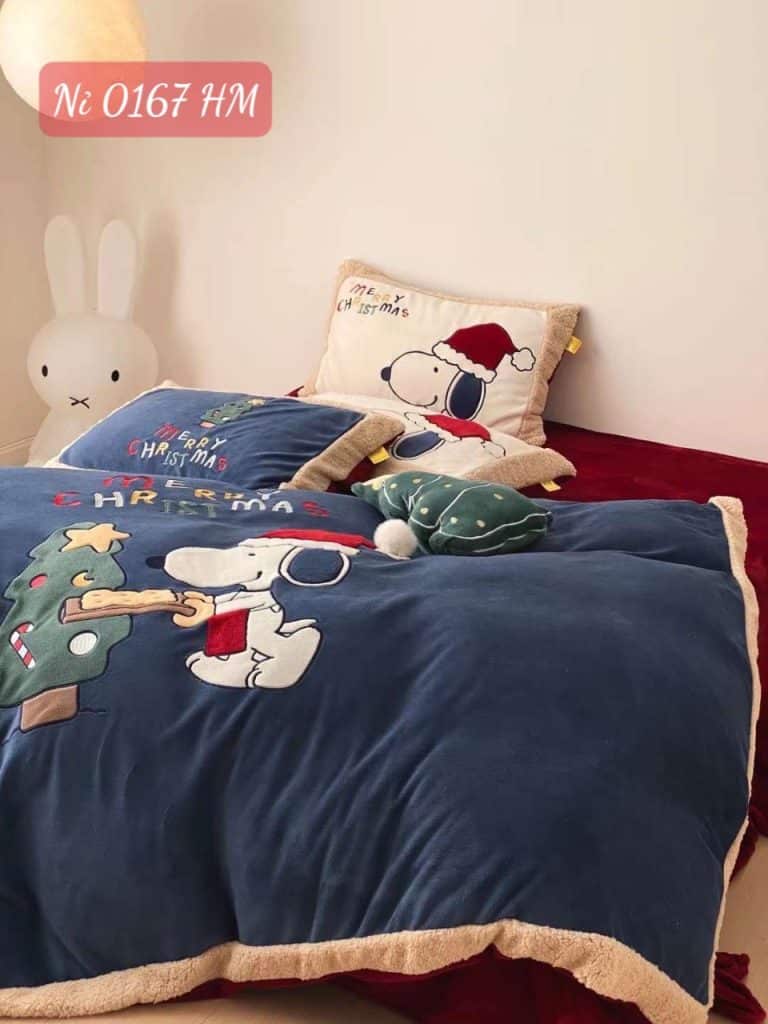 Bộ chăn ga gối Nỉ 0167 HM.11