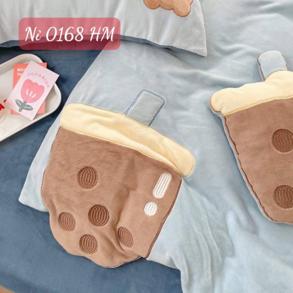 Bộ chăn ga gối Nỉ 0168 HM.5