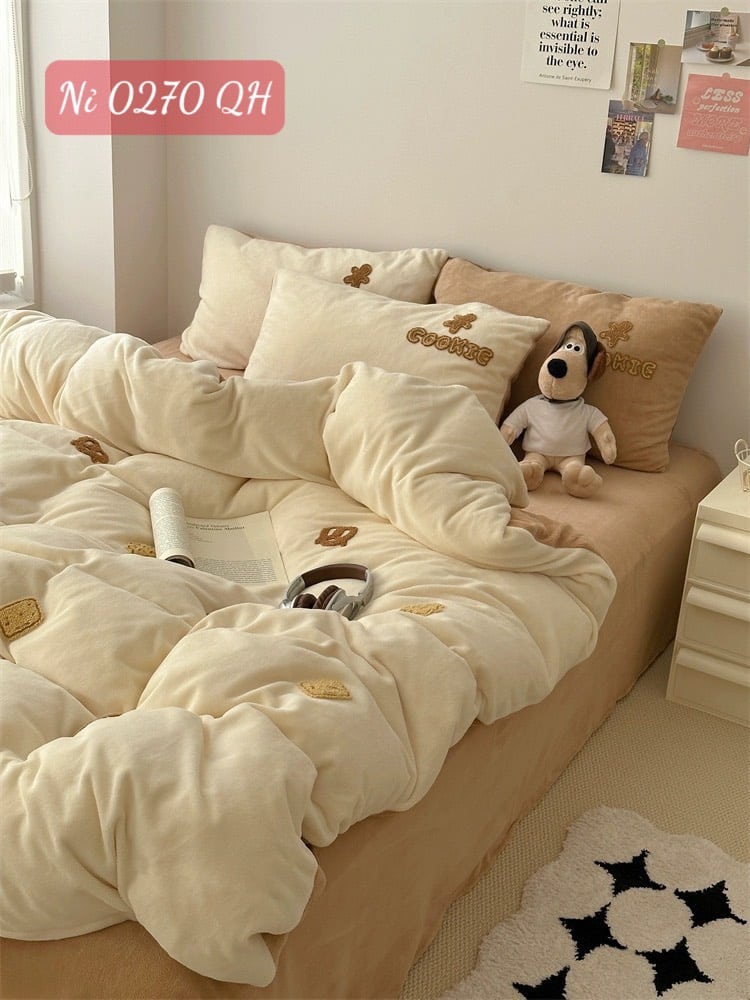Bộ chăn ga gối Nỉ 0270 QH.4
