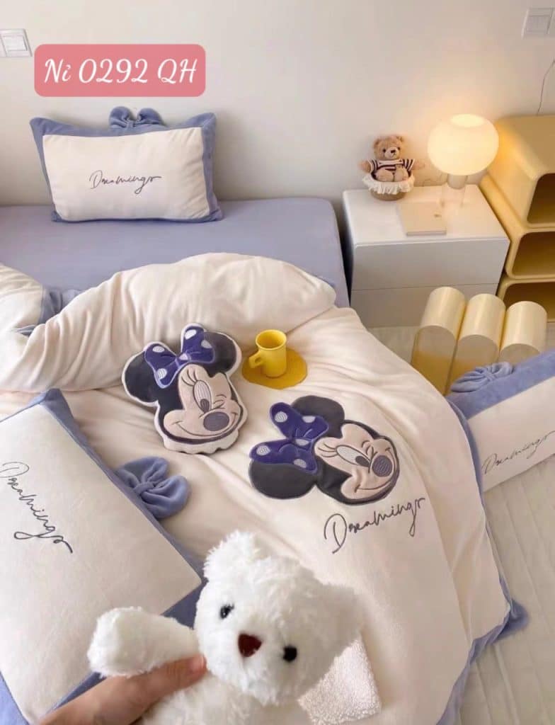 Bộ chăn ga gối Nỉ 0292 QH.1