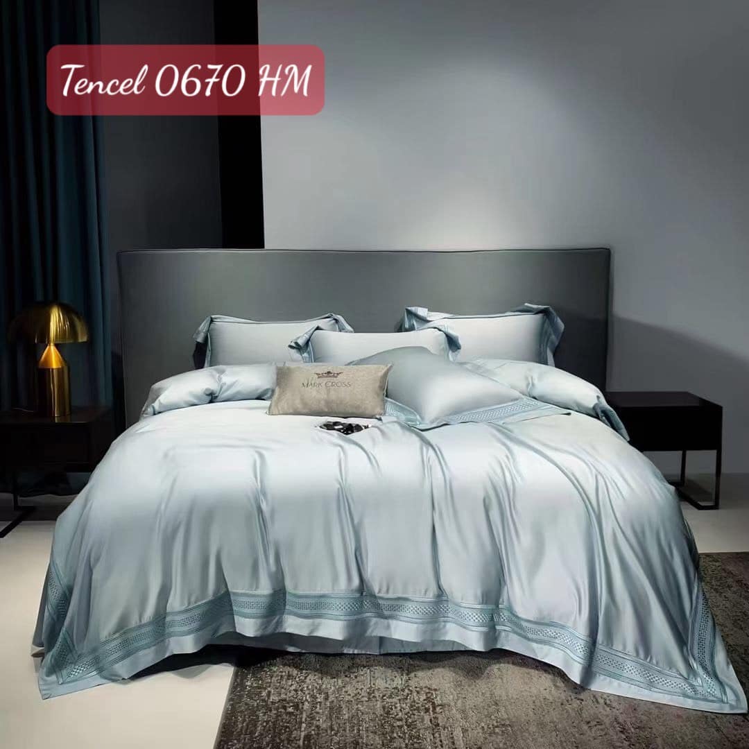 Bộ chăn ga gối Tencel 0670 HM.1