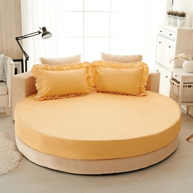 TOP Những Mẫu Chăn Ga Gối Đệm Cưới Màu Vàng Đẹp Nhất Năm 35 chan-ga-goi-dem-mau-vang