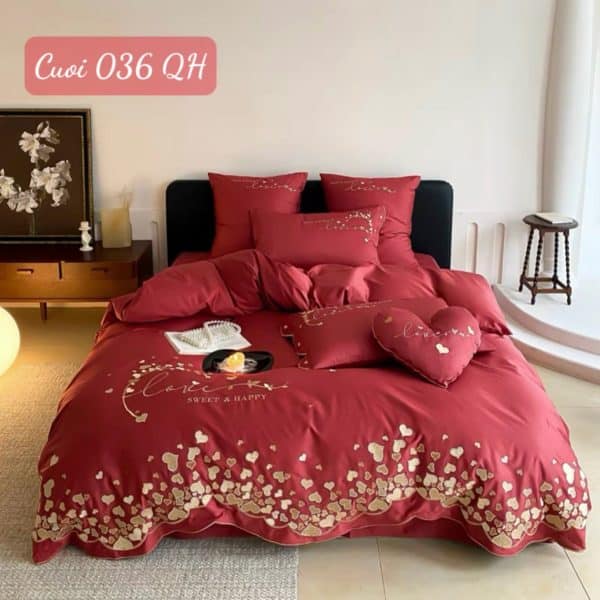 Chăn ga gối đệm cưới cao cấp-036QH.9