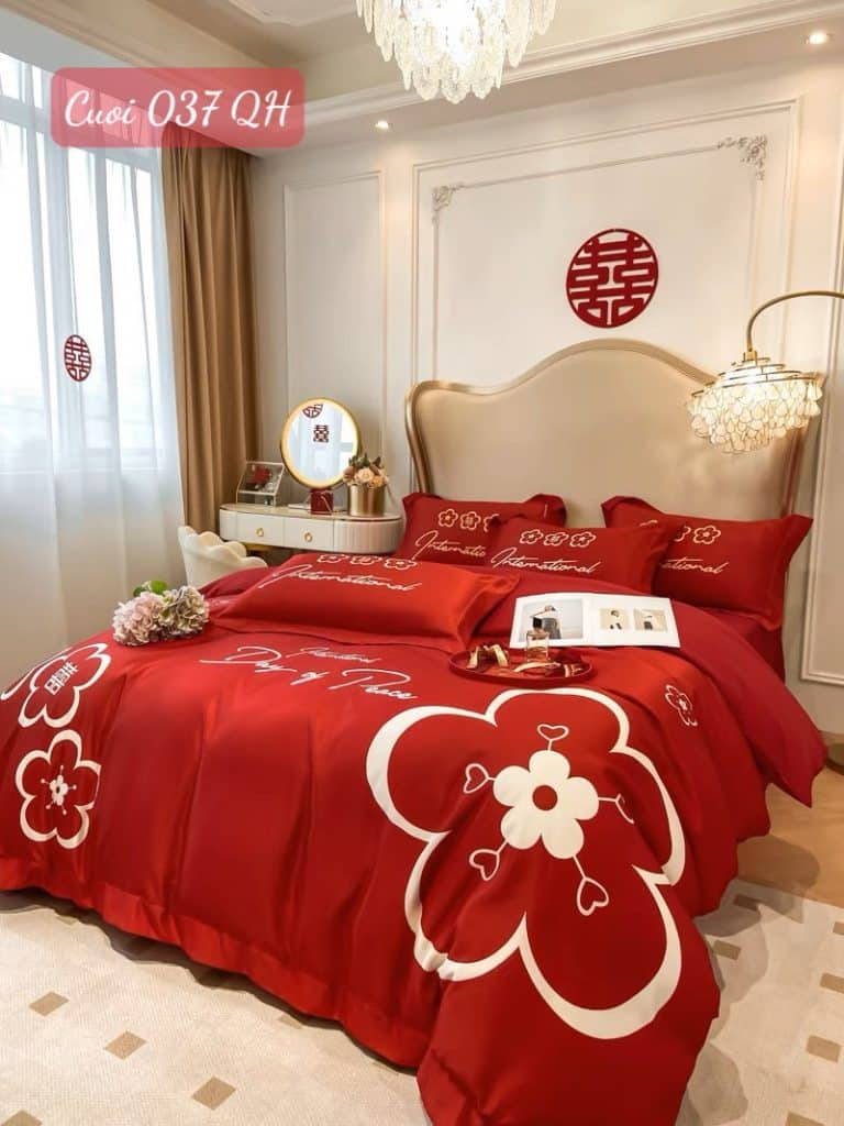 Chăn ga gối đệm cưới cao cấp-037QH.4