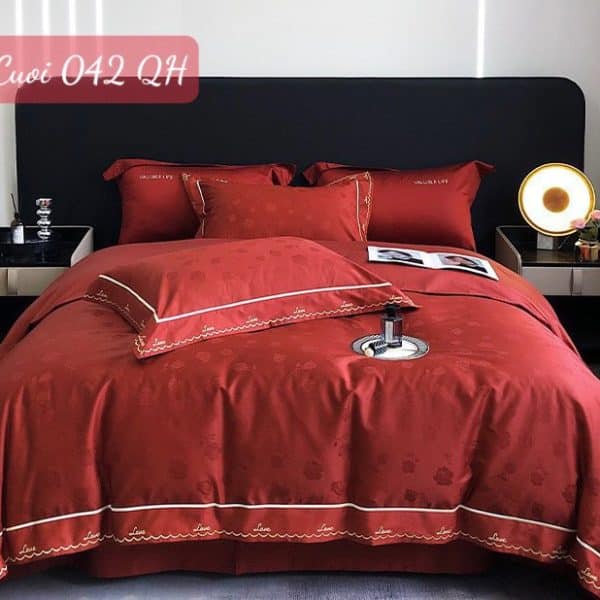Chăn ga gối đệm cưới cao cấp-042HM.1