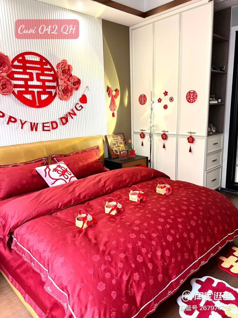 Chăn ga gối đệm cưới cao cấp-042HM.13