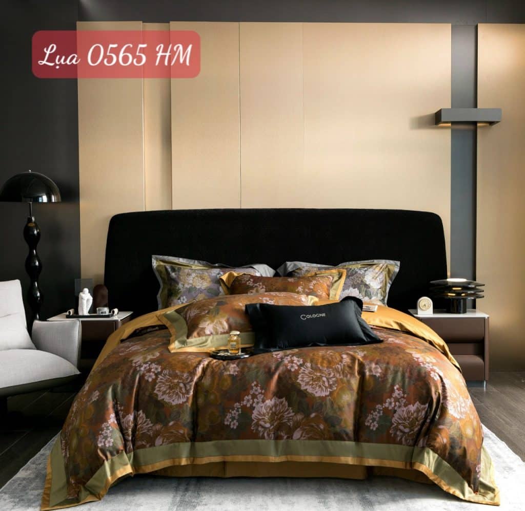Bộ chăn ga gối Lụa cao cấp-0565HM.3