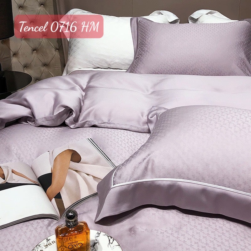 Bộ chăn ga gối Tencel cao cấp-0716HM 4 Bộ chăn ga gối Tencel 0716HM.5