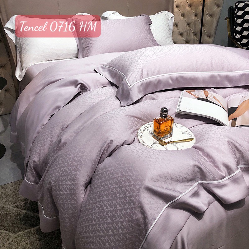 Bộ chăn ga gối Tencel cao cấp-0716HM 10 Bộ chăn ga gối Tencel 0716HM.7