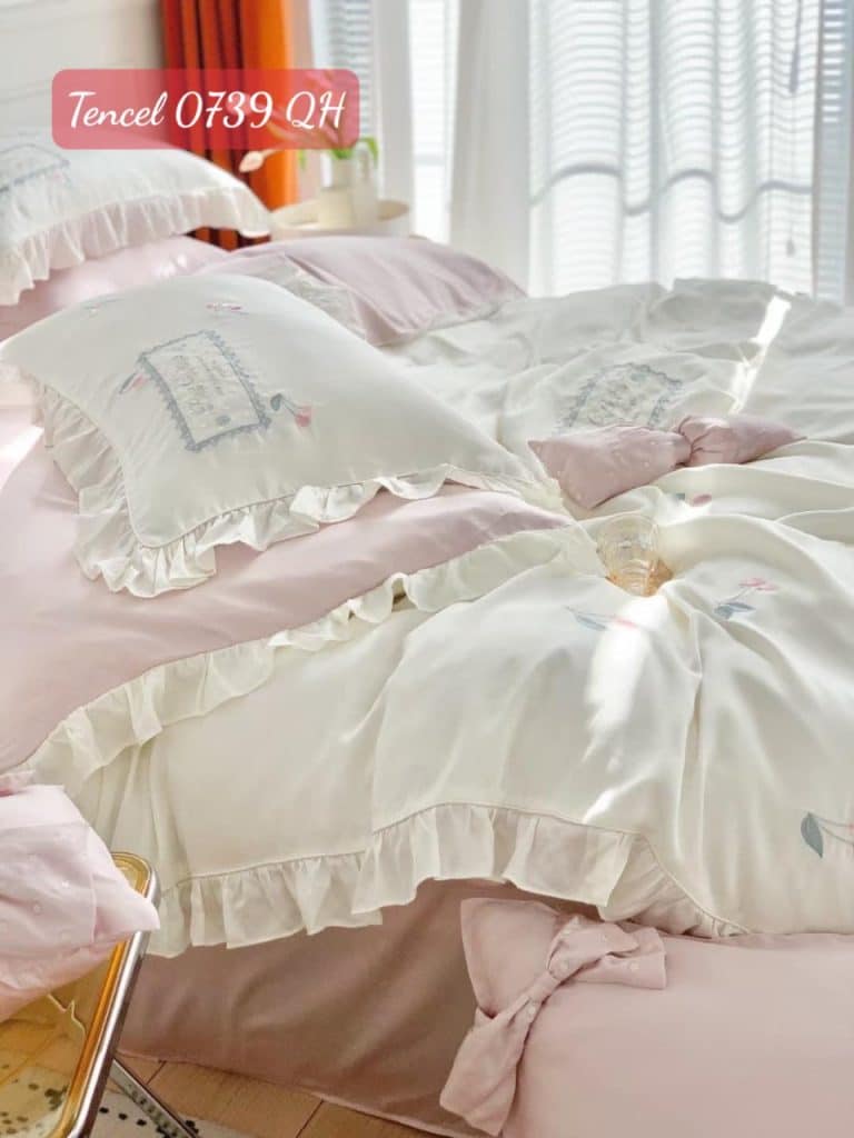 Bộ chăn ga gối Tencel 0739QH.5
