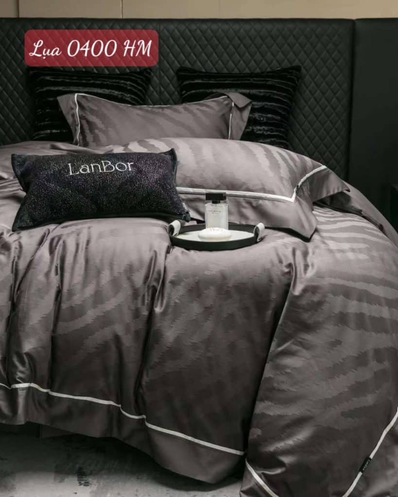Bộ chăn ga gối lụa cao cấp-0400HM.6