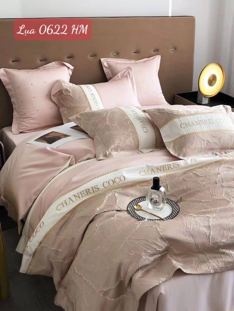 Bộ chăn ga gối Lụa cao cấp-0622HM 8 Bộ chăn ga gối Lụa cao cấp-0622HM.6