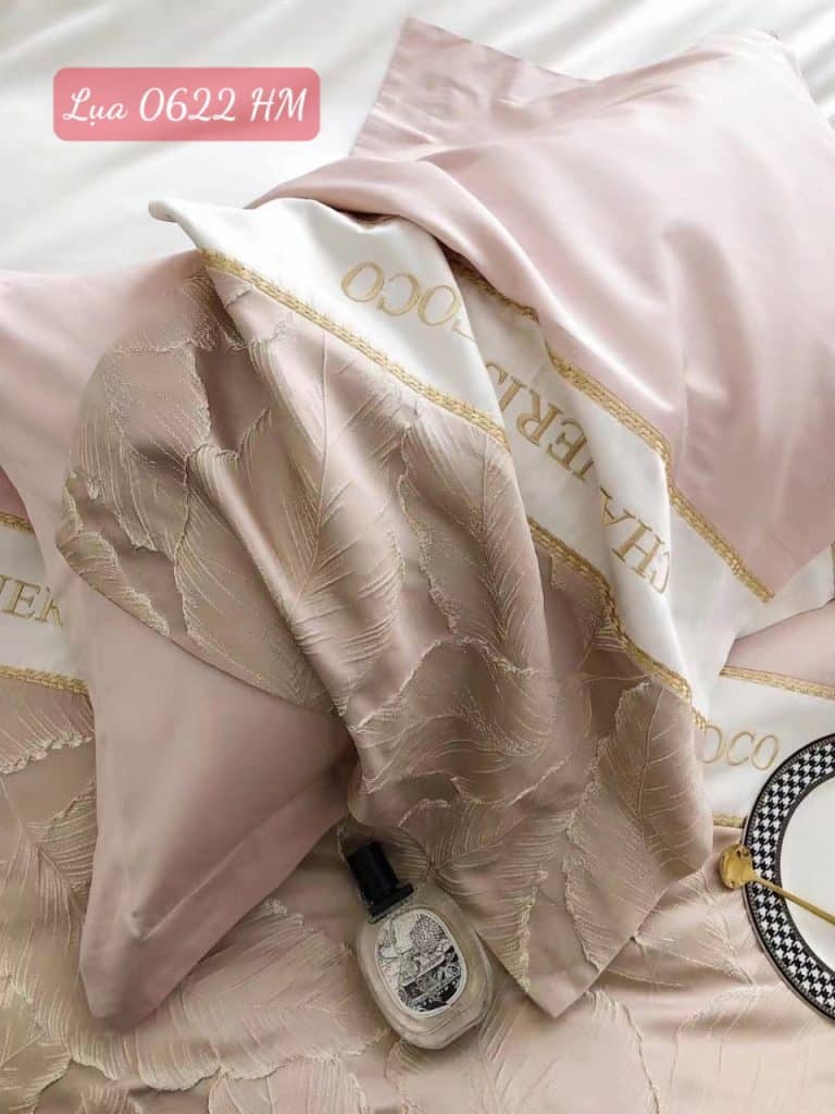 Bộ chăn ga gối Lụa cao cấp-0622HM 11 Bộ chăn ga gối Lụa cao cấp-0622HM.7