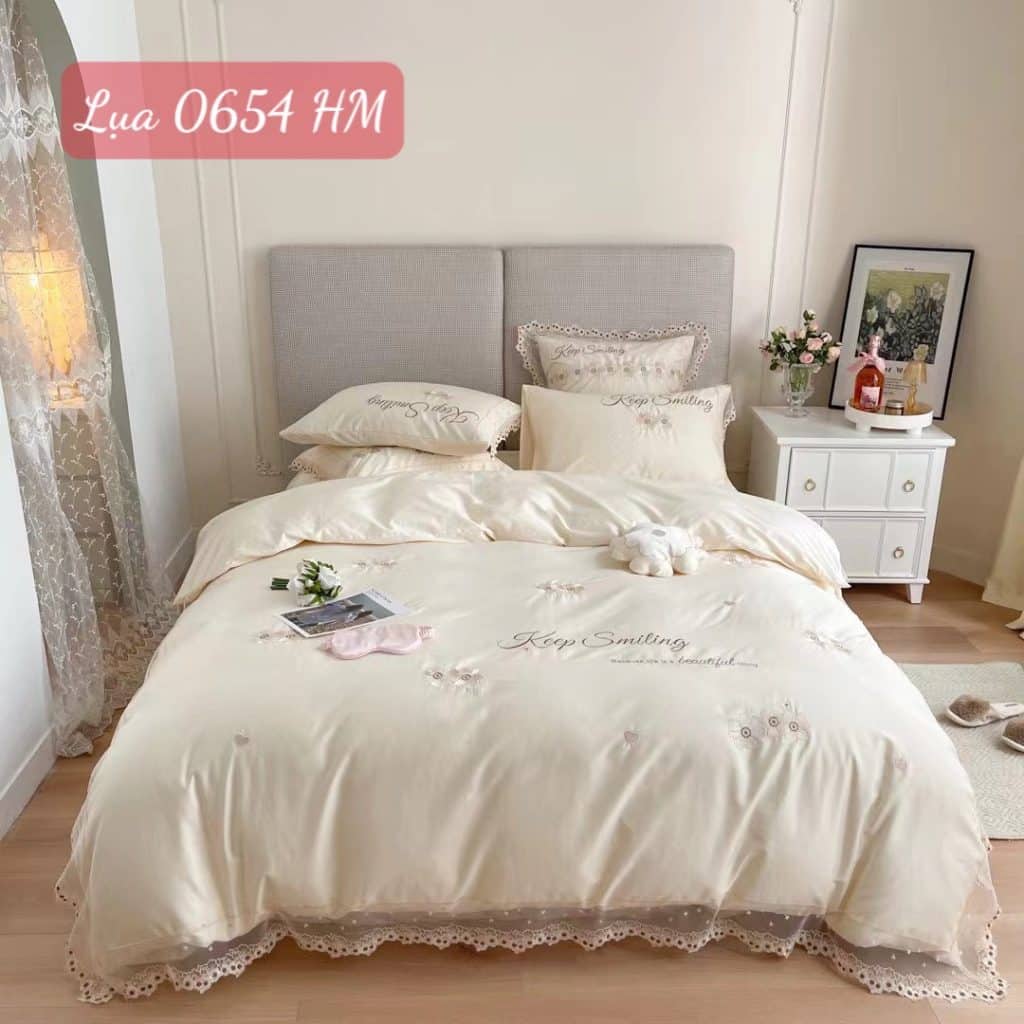 Bộ chăn ga gối Lụa 0654HM.7