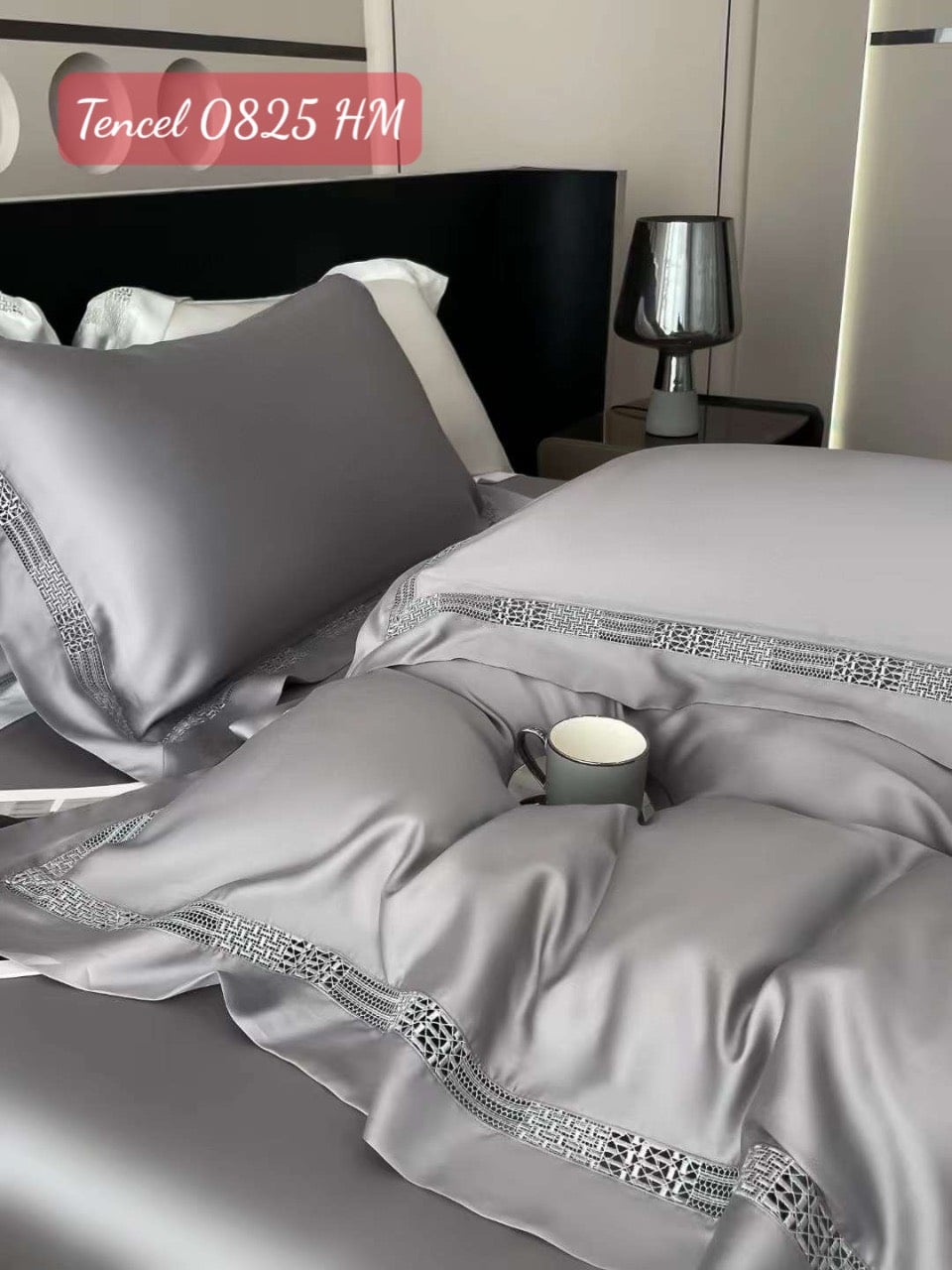 Bộ chăn ga gối Tencel cao cấp-0825HM 3 Bộ chăn ga gối Tencel 0825HM.8