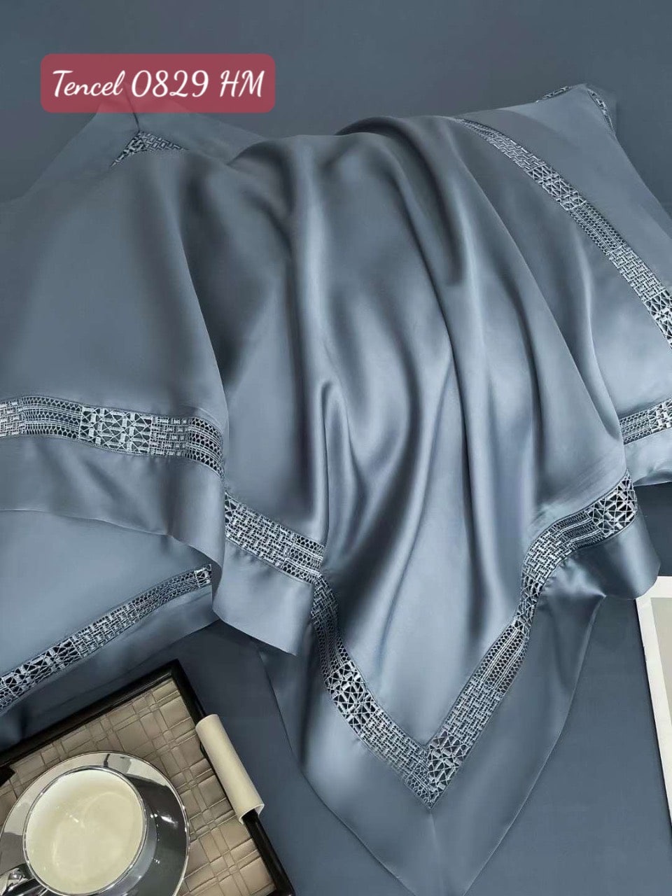 Bộ chăn ga gối Tencel cao cấp-0829HM 9 Bộ chăn ga gối Tencel 0829HM.9