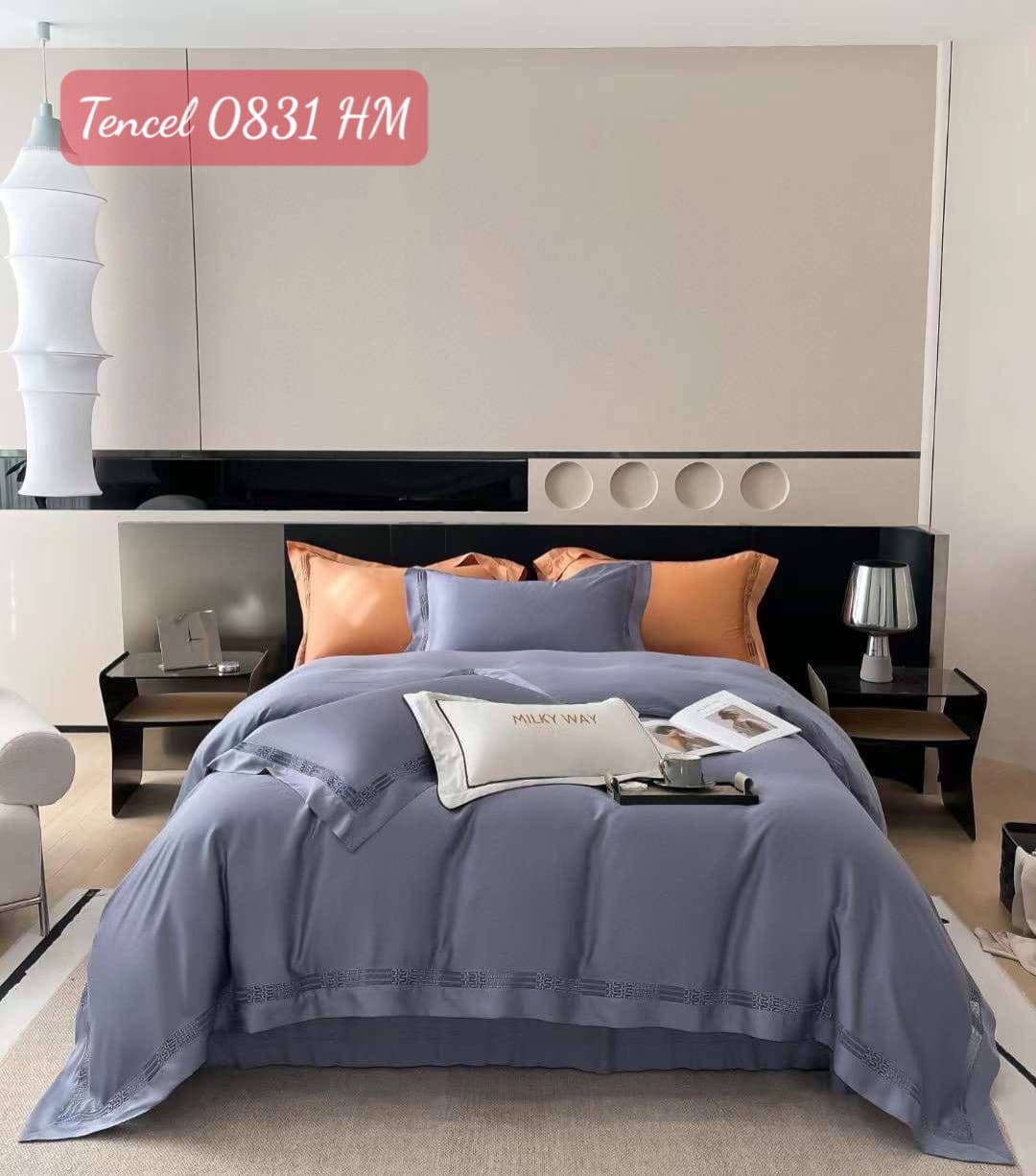 Bộ chăn ga gối Tencel cao cấp-0831HM 1 Bộ chăn ga gối Tencel 0831HM.7