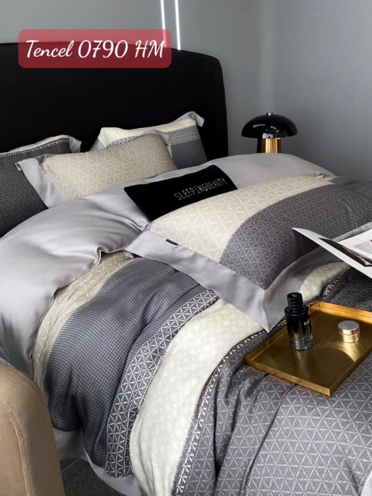 Bộ chăn ga gối Tencel cao cấp 0790HM.1