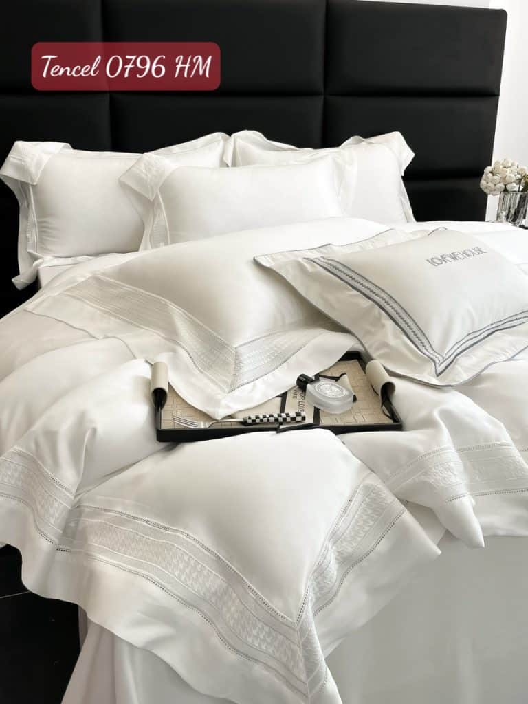 Bộ chăn ga gối Tencel cao cấp-0796HM