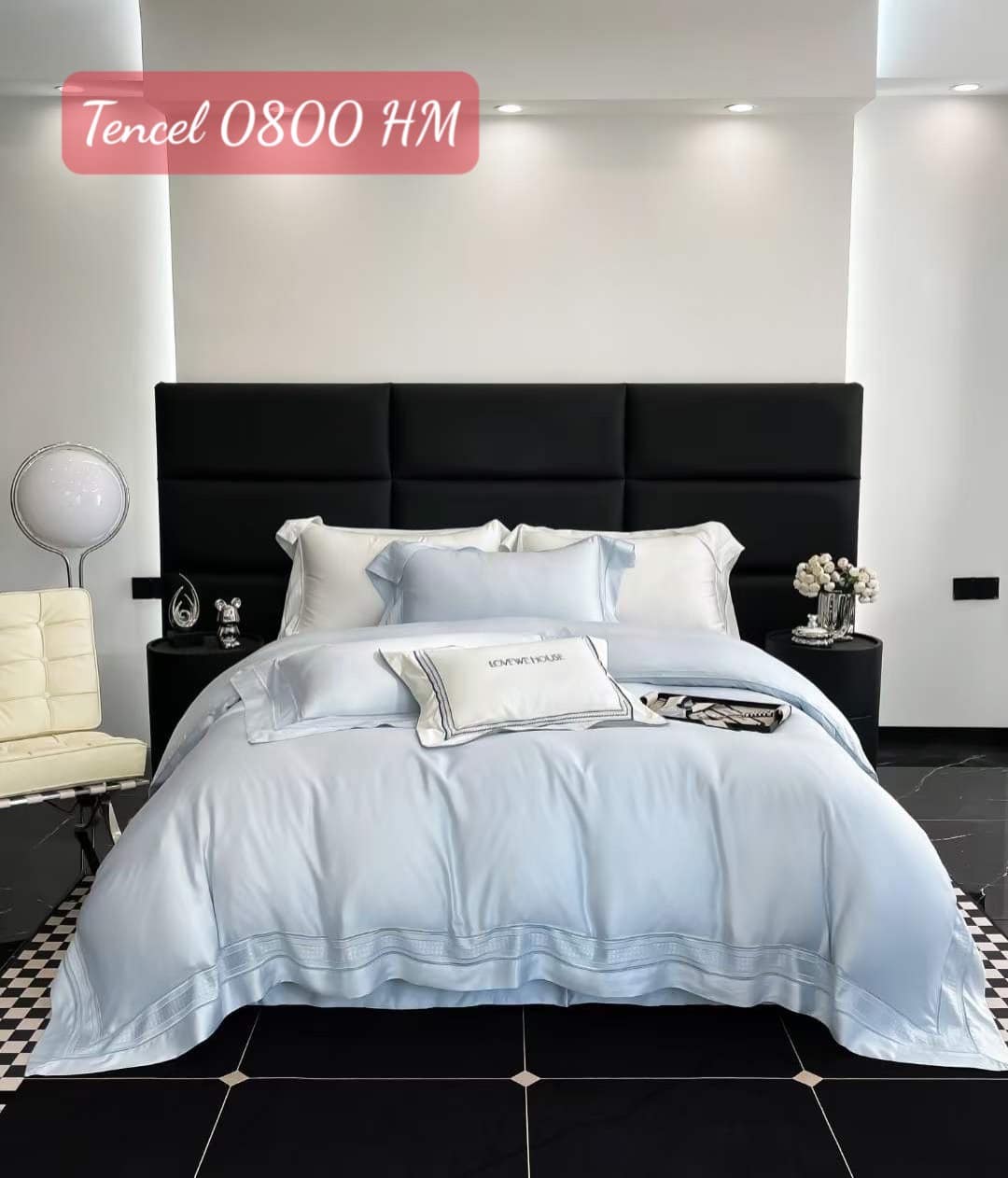 Bộ chăn ga gối Tencel cao cấp-0800HM 10 Bộ chăn ga gối Tencel cao cấp 0800HM.4