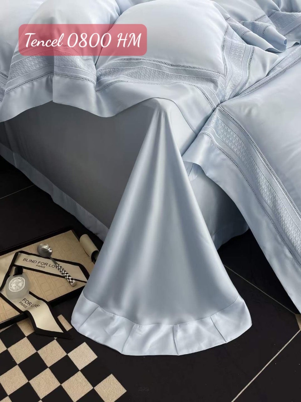 Bộ chăn ga gối Tencel cao cấp-0800HM 8 Bộ chăn ga gối Tencel cao cấp 0800HM.8