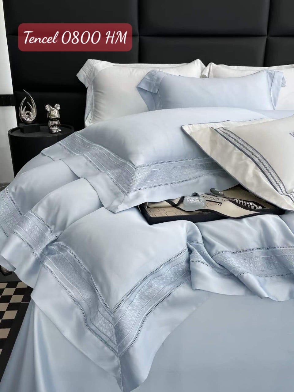 Bộ chăn ga gối Tencel cao cấp-0800HM 9 Bộ chăn ga gối Tencel cao cấp 0800HM.9