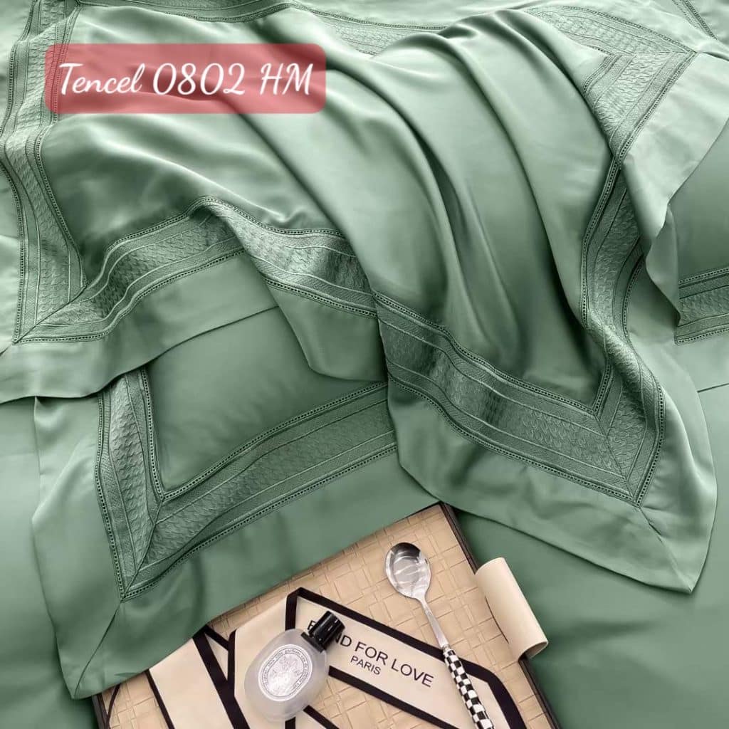 Bộ chăn ga gối Tencel cao cấp 0802HM.1