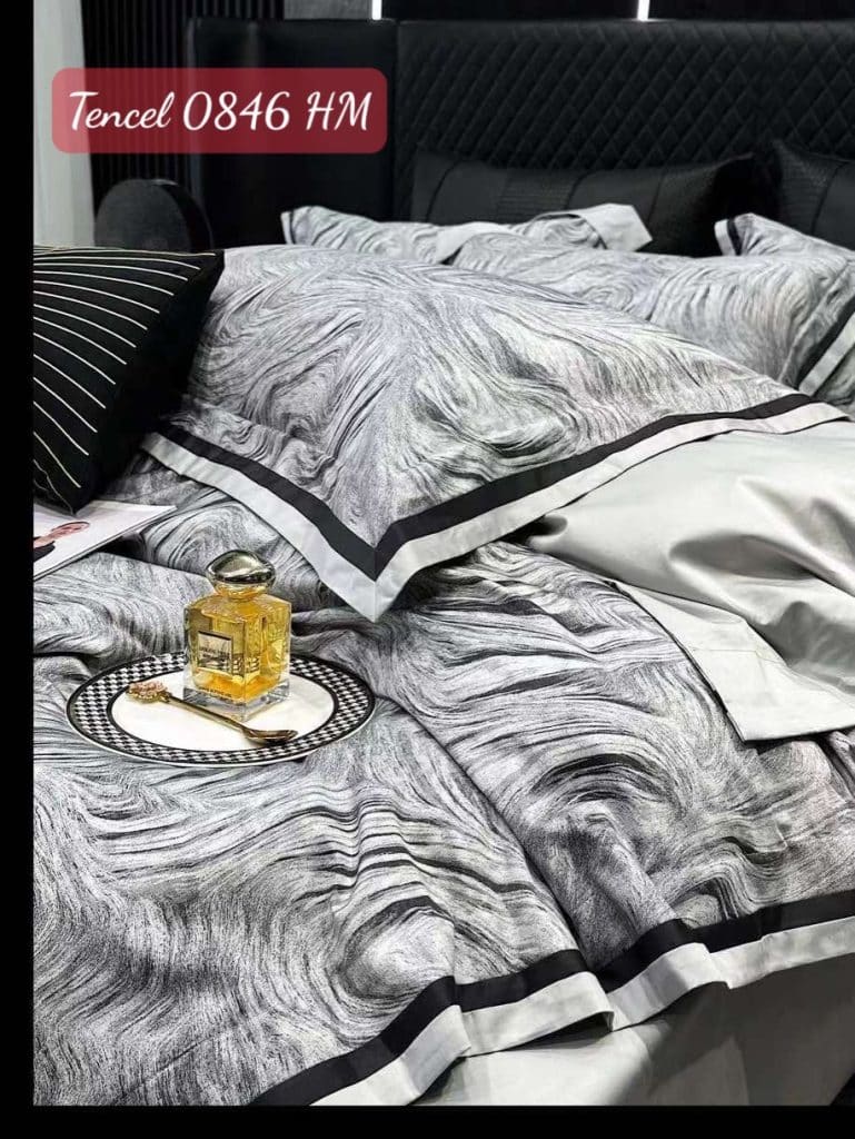 Bộ chăn ga gối Tencel cao cấp 0846HM.1
