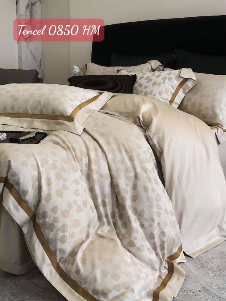 Bộ chăn ga gối Tencel cao cấp 0850HM.6