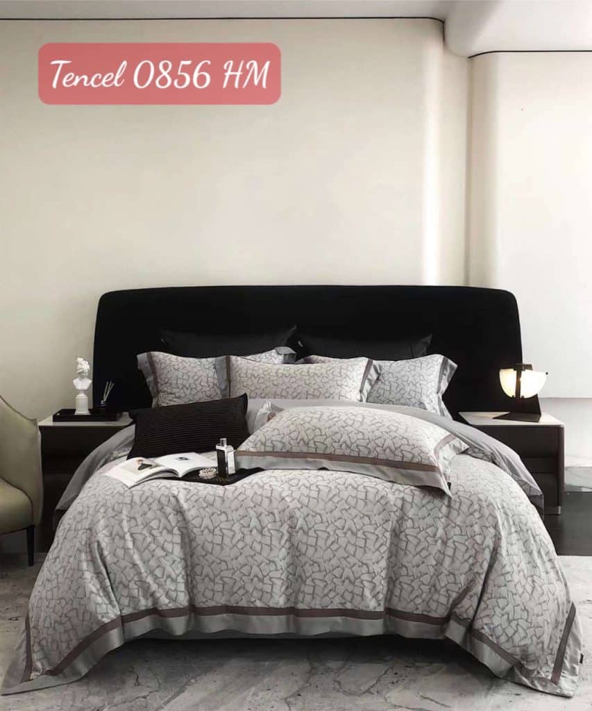 Bộ chăn ga gối Tencel cao cấp 0856HM.6