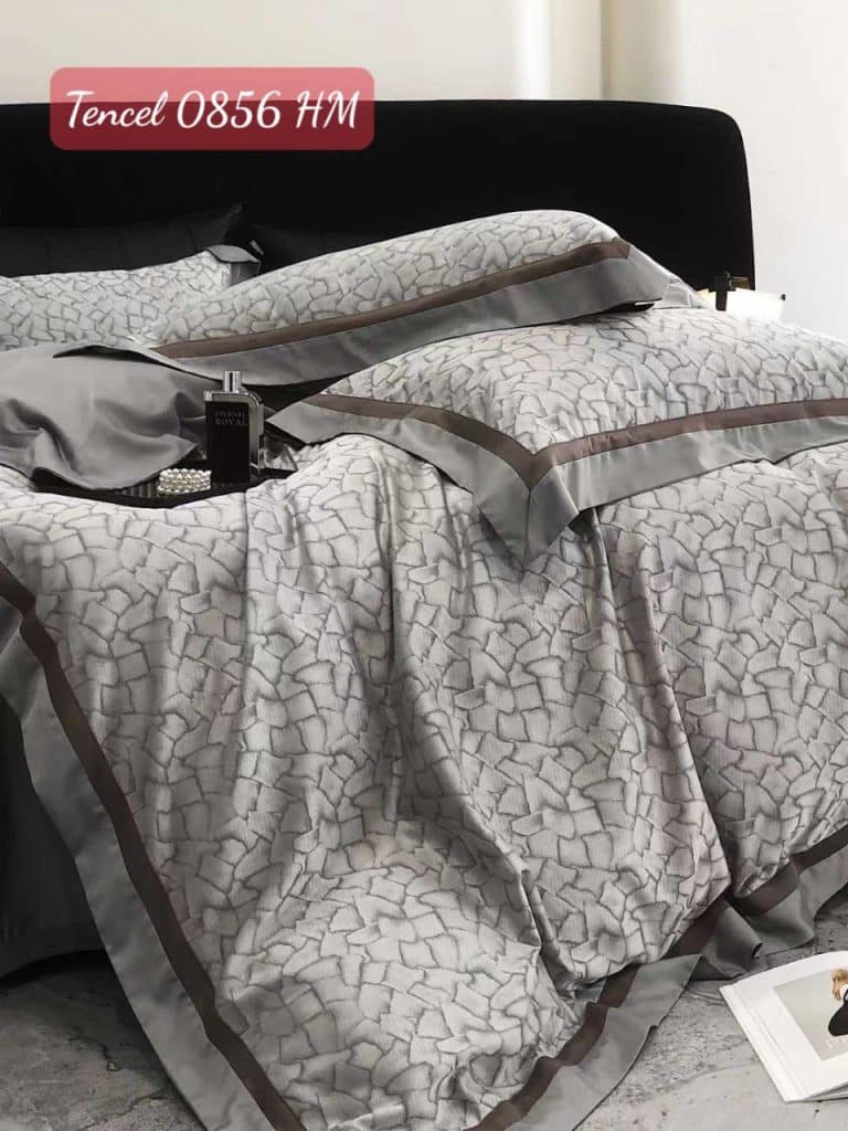 Bộ chăn ga gối Tencel cao cấp 0856HM.7