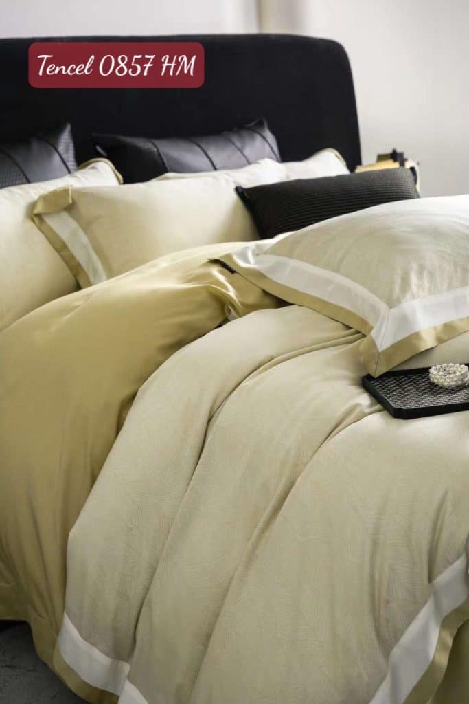 Bộ chăn ga gối Tencel cao cấp 0857HM.1