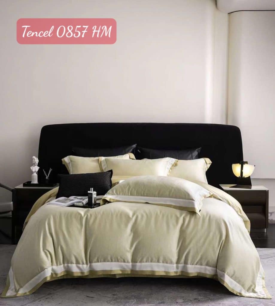 Bộ chăn ga gối Tencel cao cấp 0857HM.3