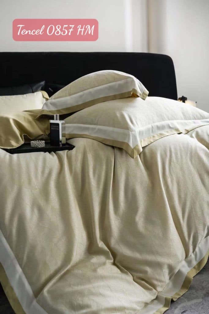 Bộ chăn ga gối Tencel cao cấp 0857HM.6
