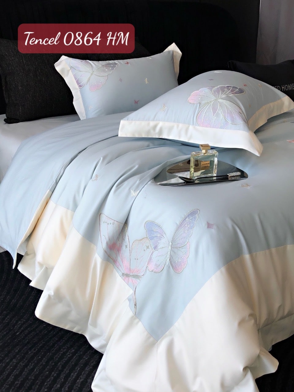 Bộ chăn ga gối Tencel cao cấp-0864HM 10 Bộ chăn ga gối Tencel cao cấp 0864HM.9