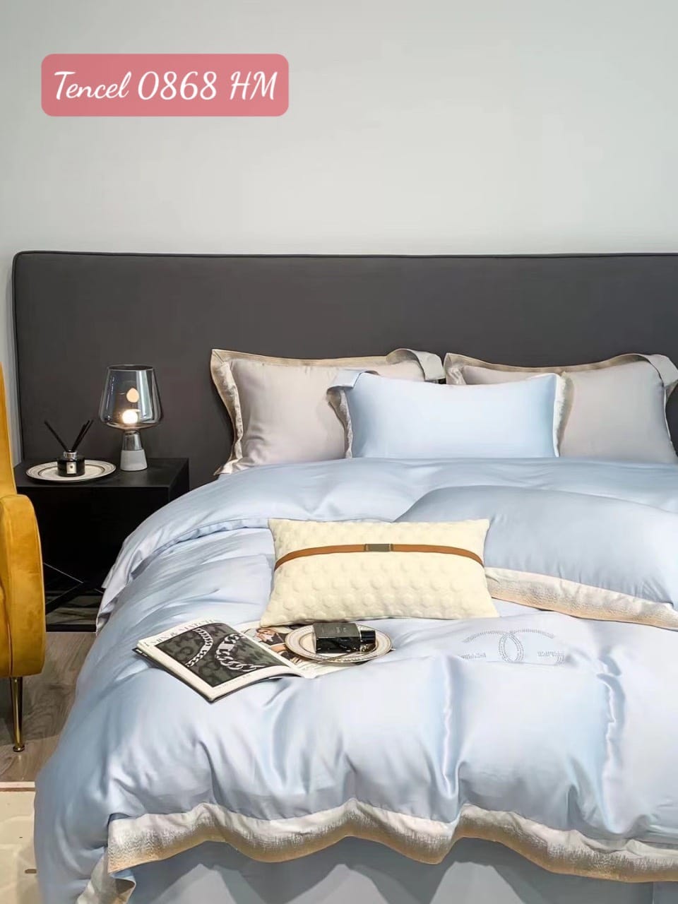 Bộ chăn ga gối Tencel cao cấp-0868HM 3 Bộ chăn ga gối Tencel cao cấp 0868HM.3