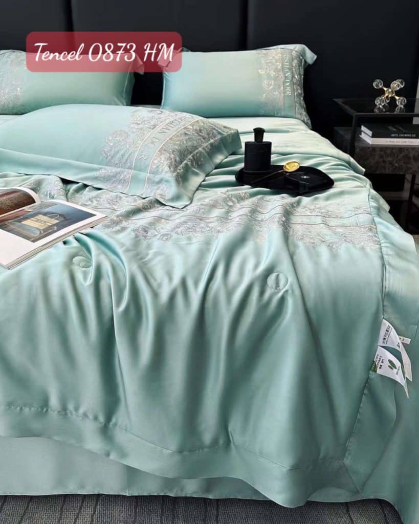 Bộ chăn ga gối Tencel cao cấp 0873HM.8