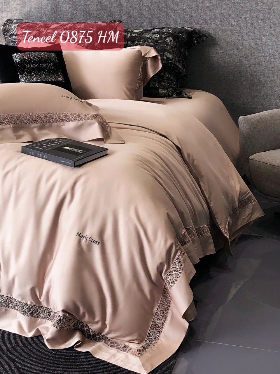 Bộ chăn ga gối Tencel cao cấp-0875HM 4 Bộ chăn ga gối Tencel cao cấp 0875HM.3