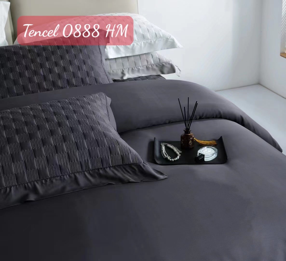 Bộ chăn ga gối Tencel cao cấp-0888HM 8 Bộ chăn ga gối Tencel cao cấp 0888HM.8