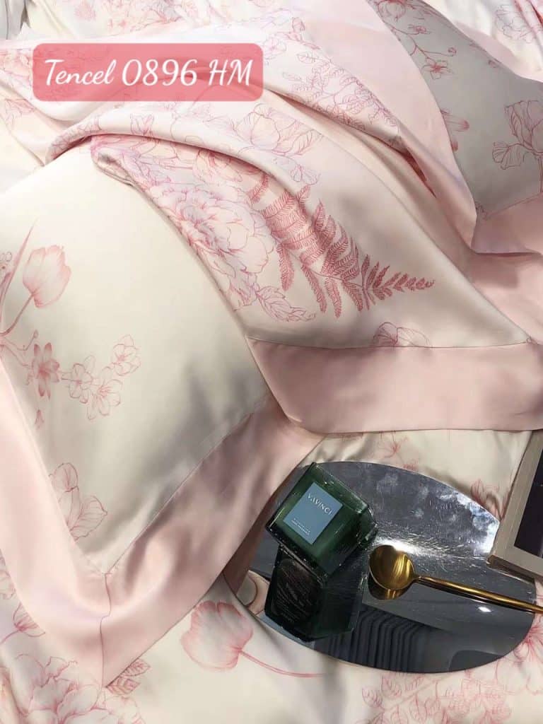 Bộ chăn ga gối Tencel cao cấp 0896HM.3
